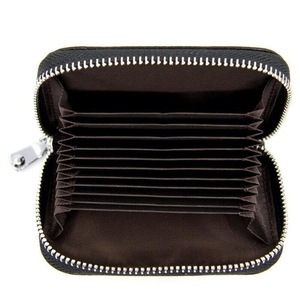 Women Zip Leather Wallet Card Holder Short Wallet Rfid Blocking Coin Purse Pouch