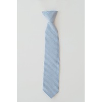 Foxy Fellow Finch Blue Stripe Neck Tie