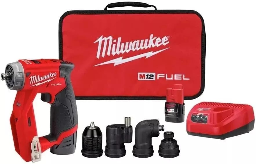 Milwaukee 2505 22 M12 Fuel Installation Drill/Driver Kit WITH AU BATTERY CHARGER 240