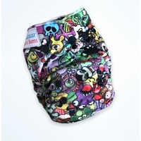 Front Snap Cloth Nappy #05 minky
