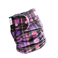 Front Snap Cloth Nappy #14 -minky