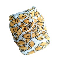 Front Snap Cloth Nappy #19 -minky