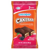 Chocoramo Cakebar Filled With Mixed Berries Jam 2-Pack 80g