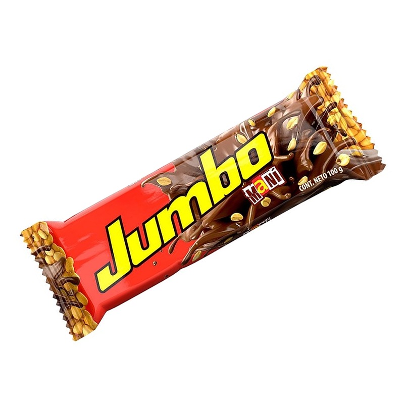 Buy Jumbo Milk Chocolate Bar with Peanuts 100g MyDeal