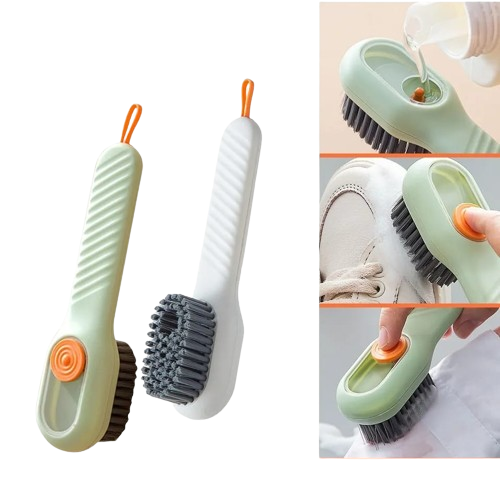1pcs Multifunction Shoe Brush Soft Bristled Liquid Filled Up Wash Cleaning Tools