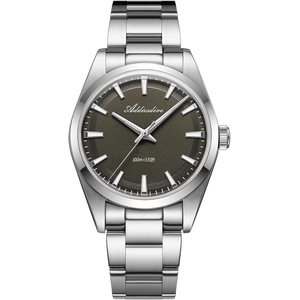 ADDIESDIVE 36 MM Small Dial Luxury Watches for Men 11 MM Thick VH31 Quartz Watch Waterproof 100 M Mint Green/White/Gray