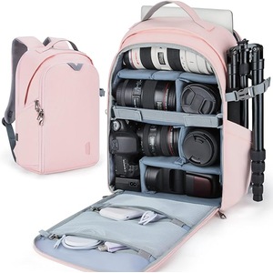 BAGSMART Camera Backpack, DSLR SLR Camera Bag Backpack Fits 15.6 Inch Laptop