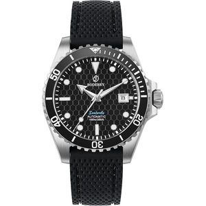 BODERRY Men's Automatic Dive Watch - Japanese Movement, Titanium Case, Sapphire Crystal, 100M Waterproof, Swiss Super-LumiNova, Screw-Down Crown