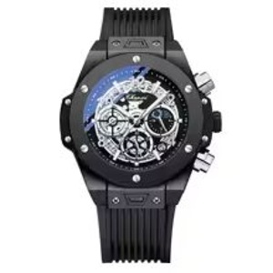 CHENXI Fashion Silicone Chronograph Watch Men Multifunctional Cool Luminous Quartz Starry Moon Phases Timing Sport Wristwatches