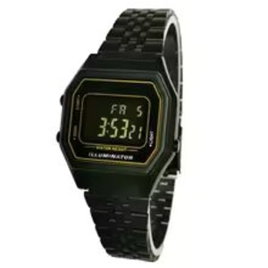 Classic LED Nightlight Waterproof Women's Watch A680W Electronic Wristwatch Alloy Replica Version Popular On TikTok
