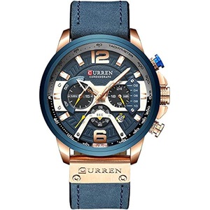 Curren Casual Watch For Men Analog Genuine Leather - CURREN 8329