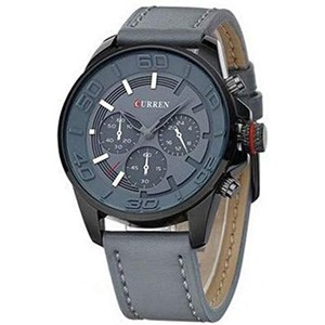 CURREN Men's Analog Leather Watch