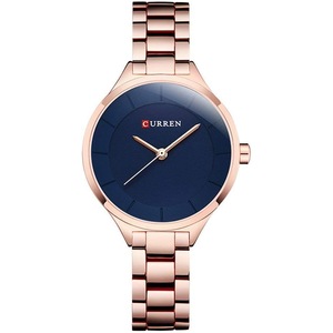 CURREN Original Women's Sports Waterproof Stainless Steel Quartz Wrist Watch -9015