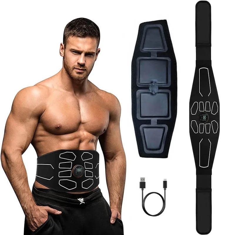 Buy Electronic Abs Muscle Stimulator Waist Trimmers Abdominal Toning ...