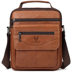 Genuine Leather Small Messenger Bag for Men,Men's Handbag,Men's Shoulder Bag,Crossbody Bag,Work