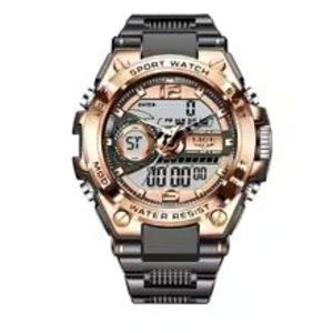 LIGE-Men's Military Watch Waterproof 50m Digital Wristwatch LED Quartz Watch Sport Male Clock Big Watches