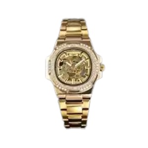 Longlux Luxury Automatic Men's Watch Stainless Steel Wholesale Mechanical Watches Skeleton Waterproof Diamond Watch Man