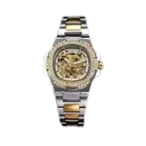 Longlux Luxury Automatic Men's Watch Stainless Steel Wholesale Mechanical Watches Skeleton Waterproof Diamond Watch Man