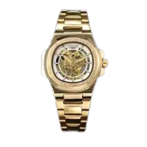 Longlux Luxury Automatic Men Watch Wholesale Mechanical Wristwatches Stainless Steel Skeleton Waterproof Male Clock Gift