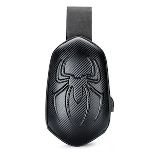 Men Chest Bag USB Charging Streetwear Pack Crossbody Cycling Backpack for College Student Unisex Fashion
