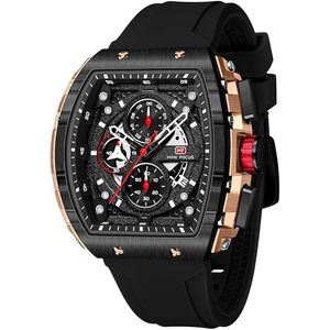 Mini Focus Men's Watch Fashion Sport Wrist Watches (Chronograph/Waterproof/Luminous/Calendar) Silicon Strap Quartz Watch for Men