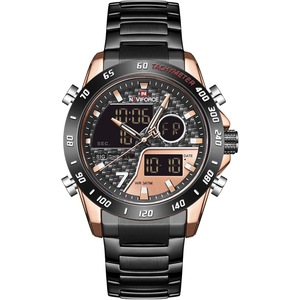 Naviforce Men's Original Military Digital Black Watch Nf9171