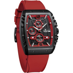 NAVIFORCE Waterproof Chronograph Sport Watch for Men, with Auto Date Women Quartz Wrist Watches, Colorful Silicone Band
