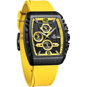 NAVIFORCE Waterproof Chronograph Sport Watch for Men, with Auto Date Women Quartz Wrist Watches, Colorful Silicone Band