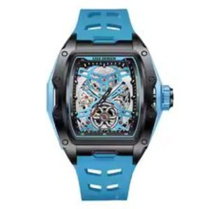 New LIGE Luxury Skeleton Dial Men Mechanical Watch Top Brand Automatic Watch 50M Waterproof Men's Watch Luminous Hand