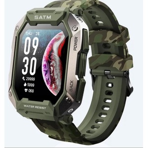 New Smart Watch For Men Bluetooth Full Touch Screen 5ATM Waterproof Watches Sports Fitness Smartwatch Man Relogio Masculino-Green