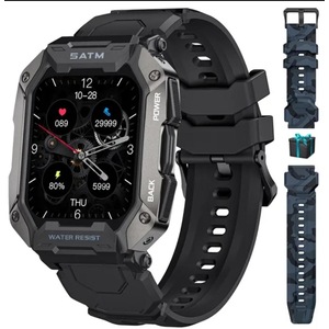 New Smart Watch For Men Bluetooth Full Touch Screen 5ATM Waterproof Watches Sports Fitness Smartwatch Man Relogio Masculino-Black