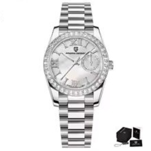 Pagani Design-Women's wristwatch, elegant watch, waterproof watches, sapphire watch, luxury fashion, new, 32mm, 2024