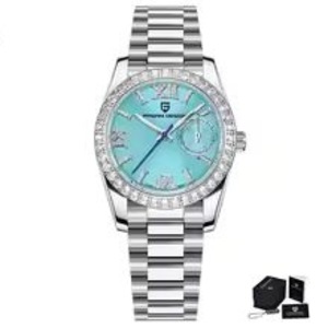 Pagani Design-Women's wristwatch, elegant watch, waterproof watches, sapphire watch, luxury fashion, new, 32mm, 2024