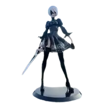 Buy Yorha Figure NieR Automata 2B No.2 Tpye B Anime Figures Deluxe 28cm ...