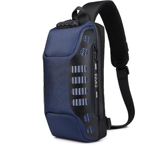ZUK Anti Theft Sling Bag Shoulder Crossbody Backpack Waterproof Chest Bag with USB Charging Port Lightweight Casual Daypack