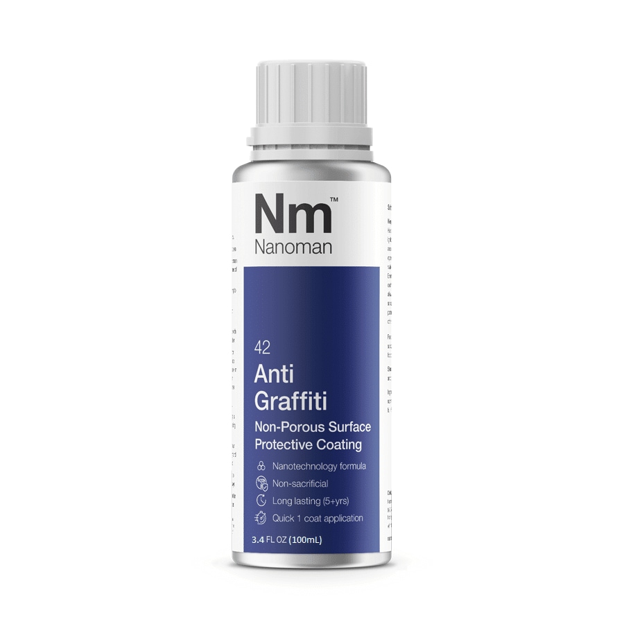 Anti Graffiti Coating for Non Porous Surfaces 100ml. Long lasting single coat application.