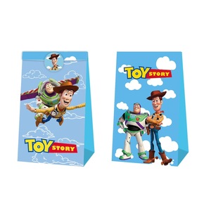 12PK Toy Story Theme Paper Lolly Gift Bag with Mini Stickers for Baby Shower Kids Birthday Party Favours