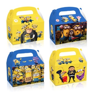 12PC Minions Lolly Loot Box Bag Candy Favour Box Party Supplies Decorations