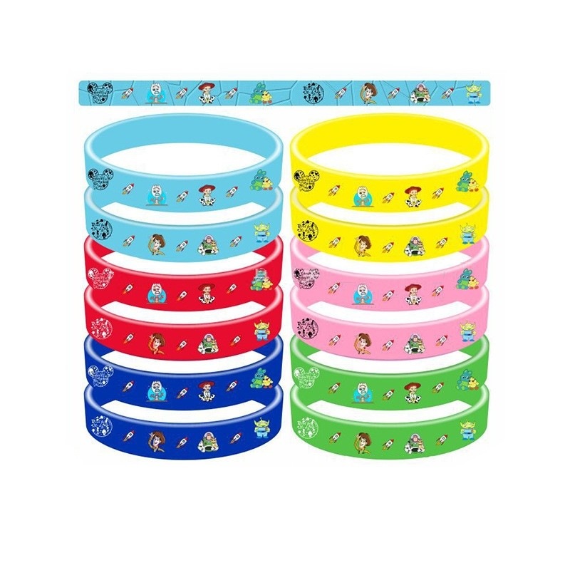 Buy 12PC Toy Story Wristbands Bracelets Birthday Party Favours Lolly