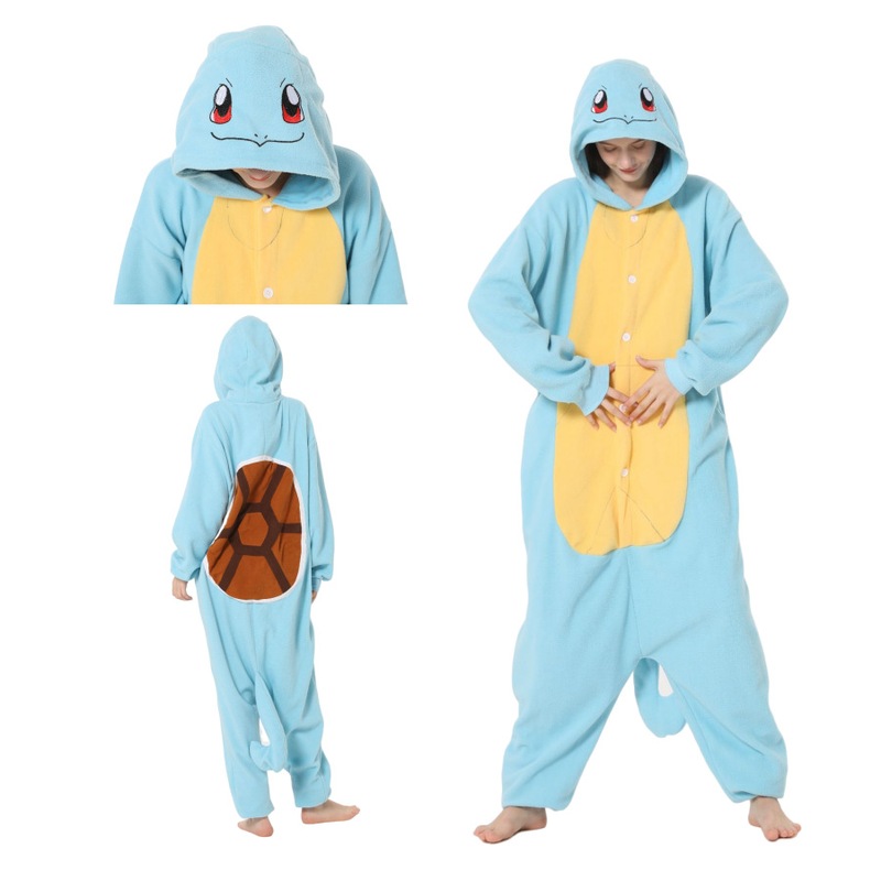 Buy Adults Squirtle Onesie Pokemon Costume Kigurumi Pajamas Book Week ...