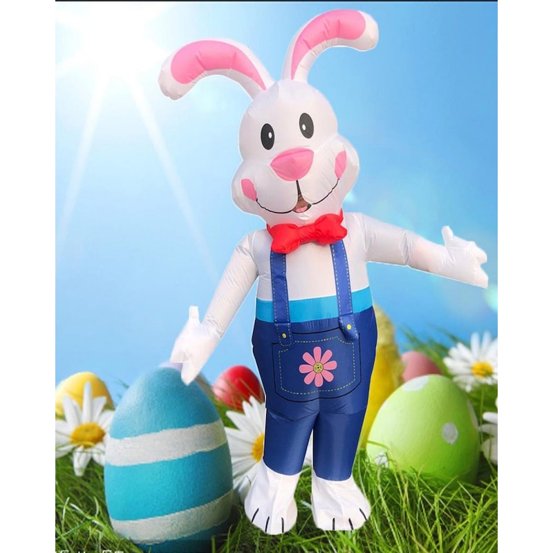 Buy Inflatable Easter Bunny Rabbit Costume - Mydeal