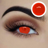Red Mesh Starry Eyed Contact Lenses