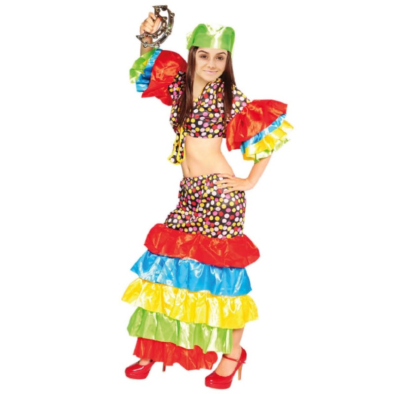 Buy Rumba Flamenco Dancer Womens Costume - MyDeal