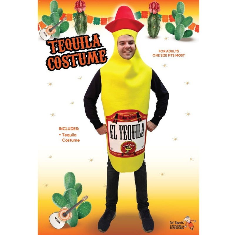 Buy Tequila Bottle Mexican Mens Costume - MyDeal