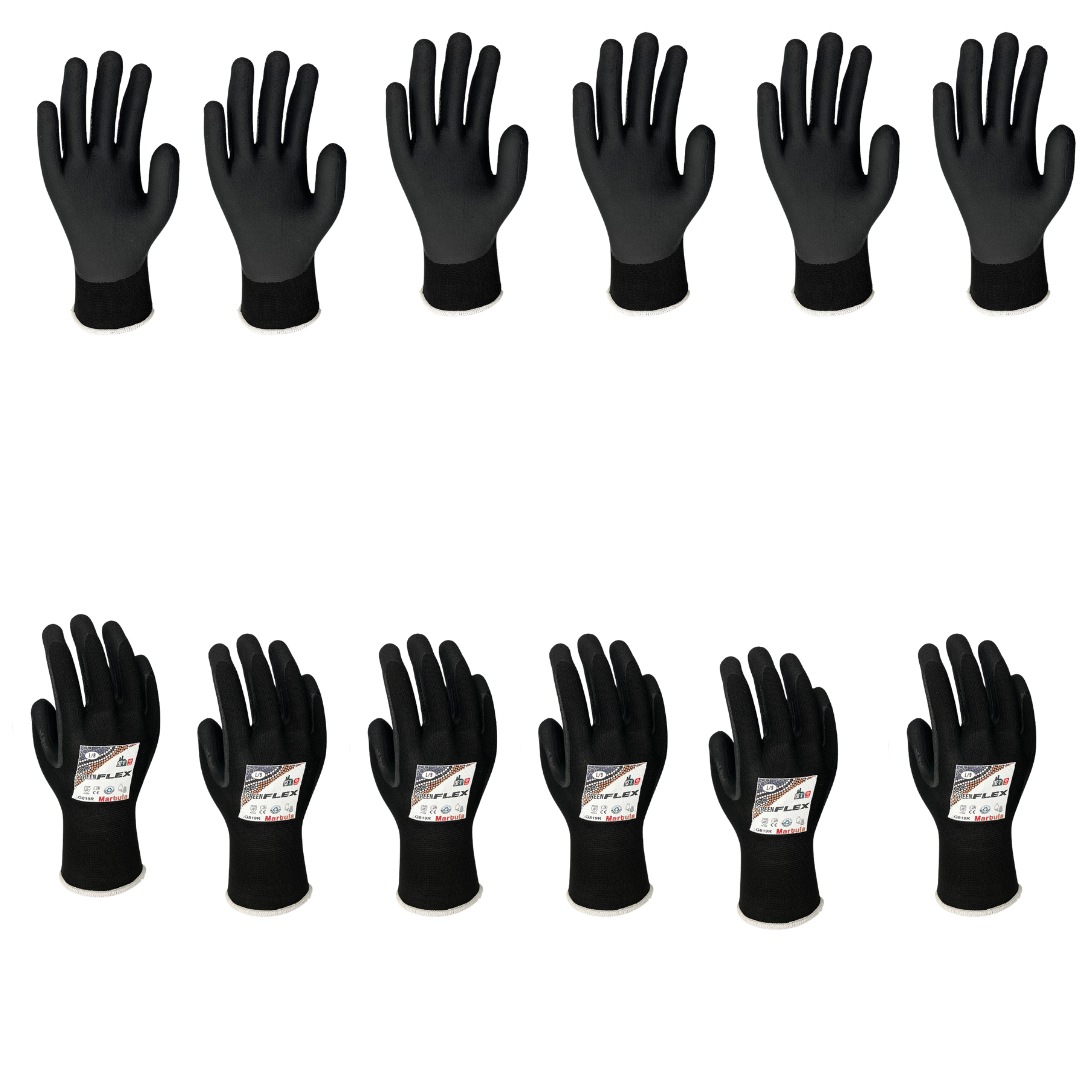 Eco Friendly Green FLEX Gloves  Recycled & Breathable Sustainable Workwear G819R
