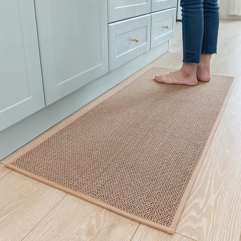Buy 2 x Linen Heavy Duty Kitchen Mat for Floor NonSlip Absorbent