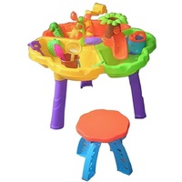 Sand and Water Play Table with Seat