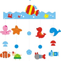 Wooden Sea Animal Mobile