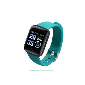 116plus Waterproof Smart Watch Sports Fitness Trackaer with Heart Rate Monitor for Men and Women-Green
