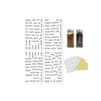 145 Spice Labels Stickers for Kitchen Spice Rack Organization